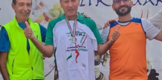 Giuseppe Mangione si laurea campione italiano delle 30 miglia a Rapone