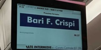 Treni in ritardo e altri cancellati senza comunicazioni sulla tratta Andria Sud-Bari Centrale