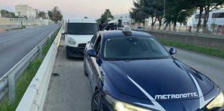 A tutta velocità sulla sp231, fermato un uomo a Corato: a bordo parti d’auto sospette