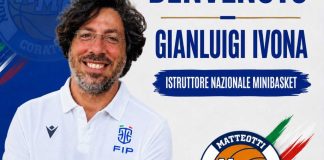 NMC, grande innesto per il minibasket: arriva Gianluigi Ivona